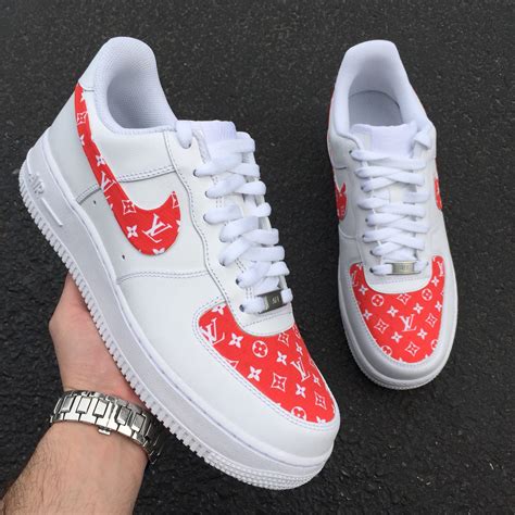 lv custom shoes|customised Nike Air Force 1.